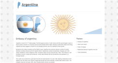 Desktop Screenshot of embassyofargentina-usa.org